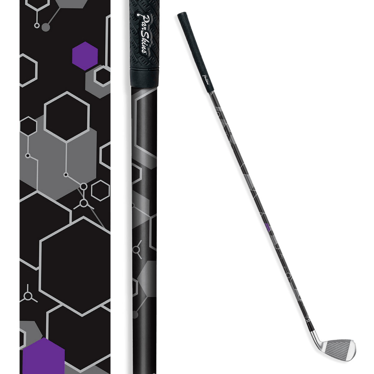 Iron + Putter Shaft Hex DNA Purple Skin