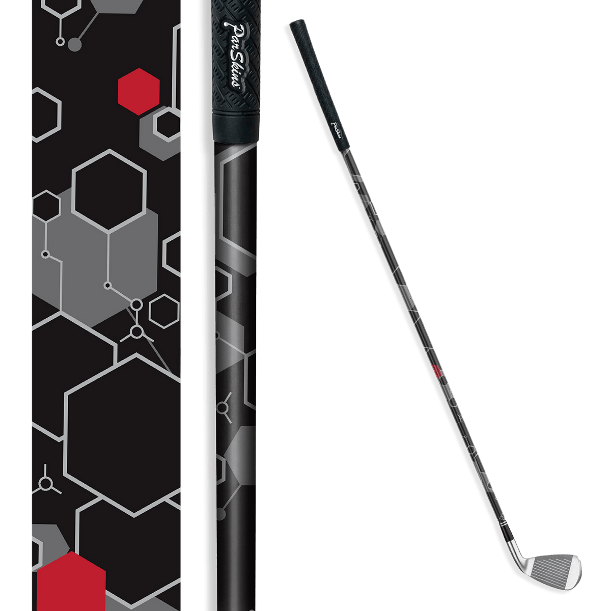Iron + Putter Shaft Hex DNA Red Skin