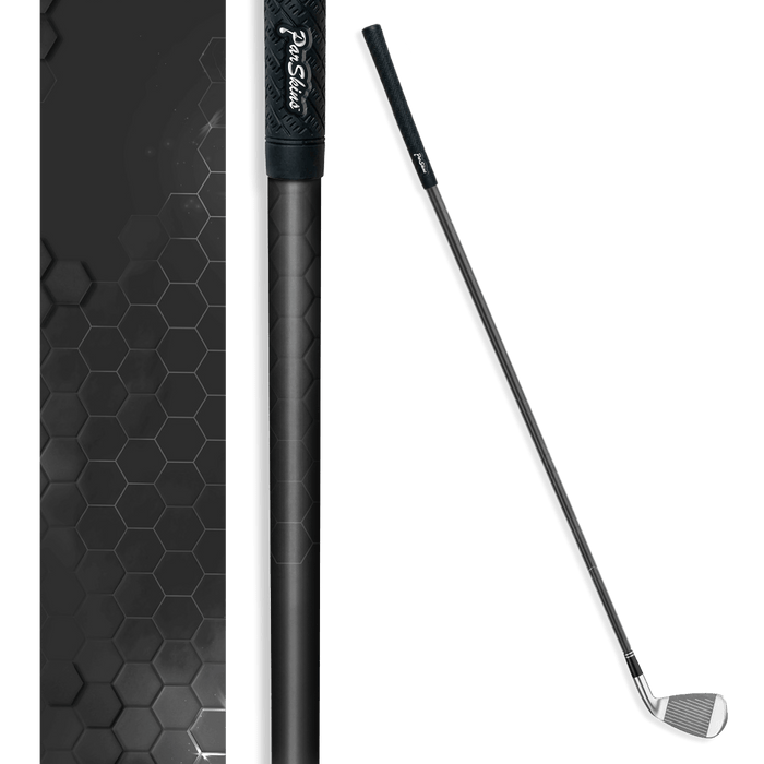 Iron + Putter Shaft Hex Electric Black Skin