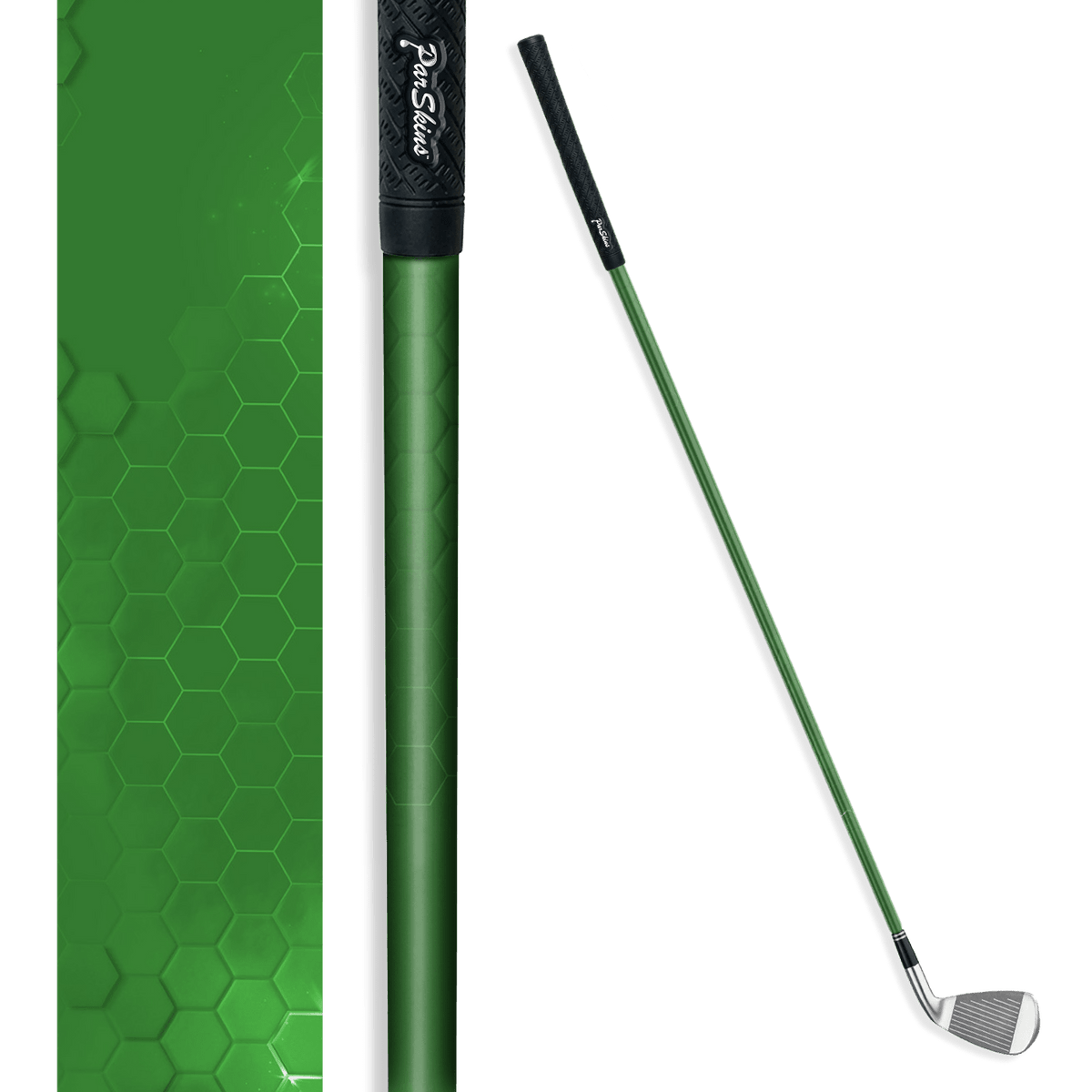 Iron + Putter Shaft Hex Electric Green Skin