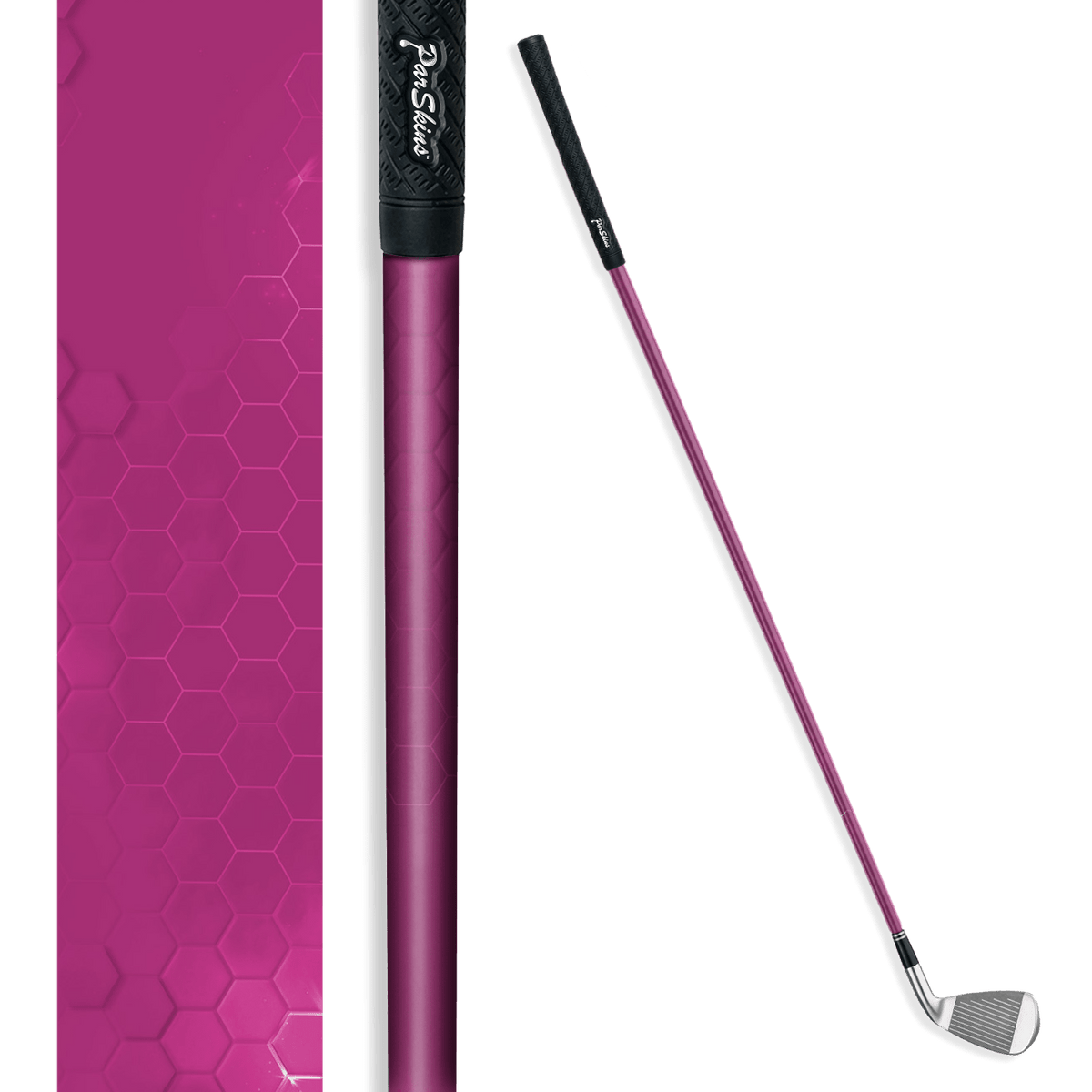 Iron + Putter Shaft Hex Electric Magenta Skin