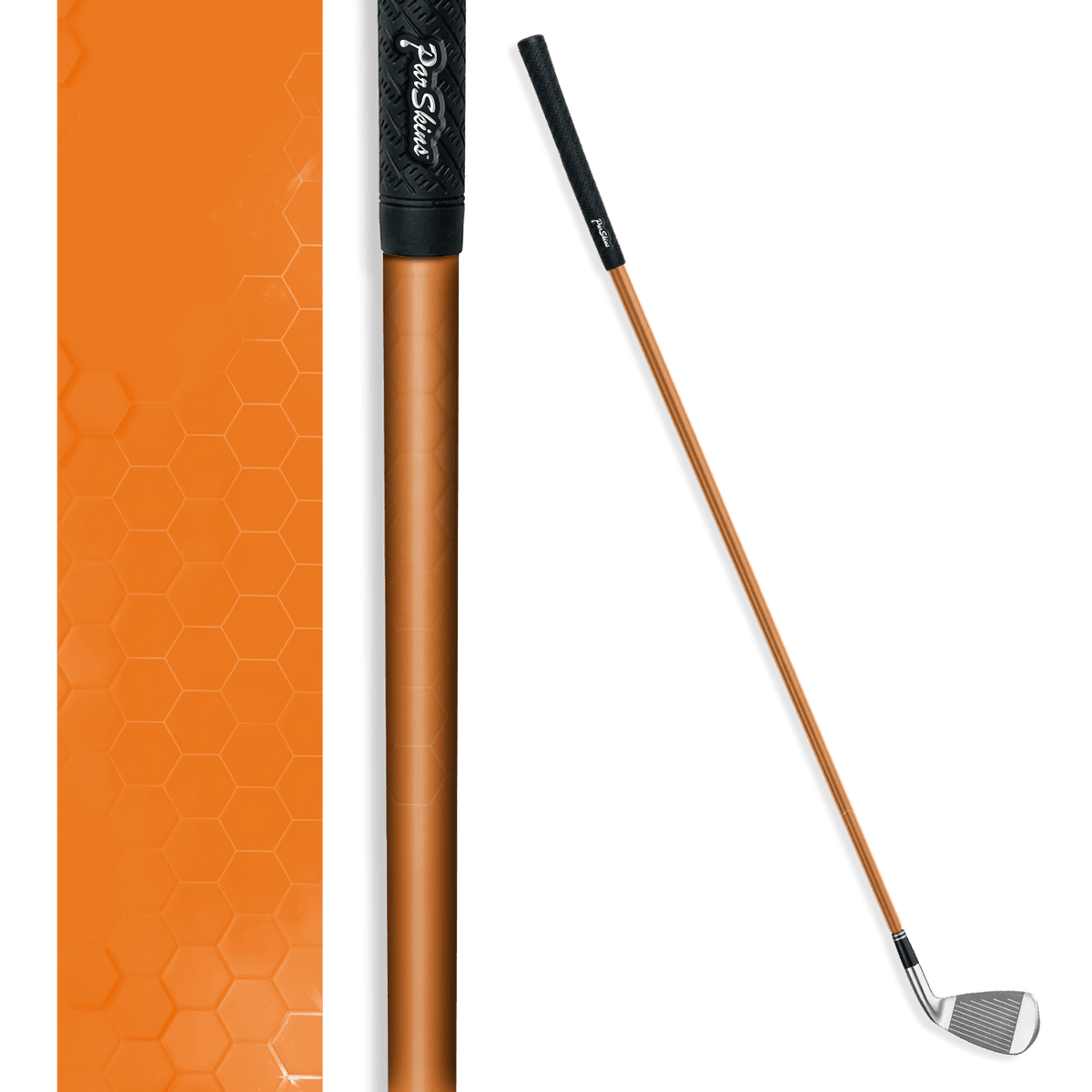 Iron + Putter Shaft Hex Electric Orange Skin