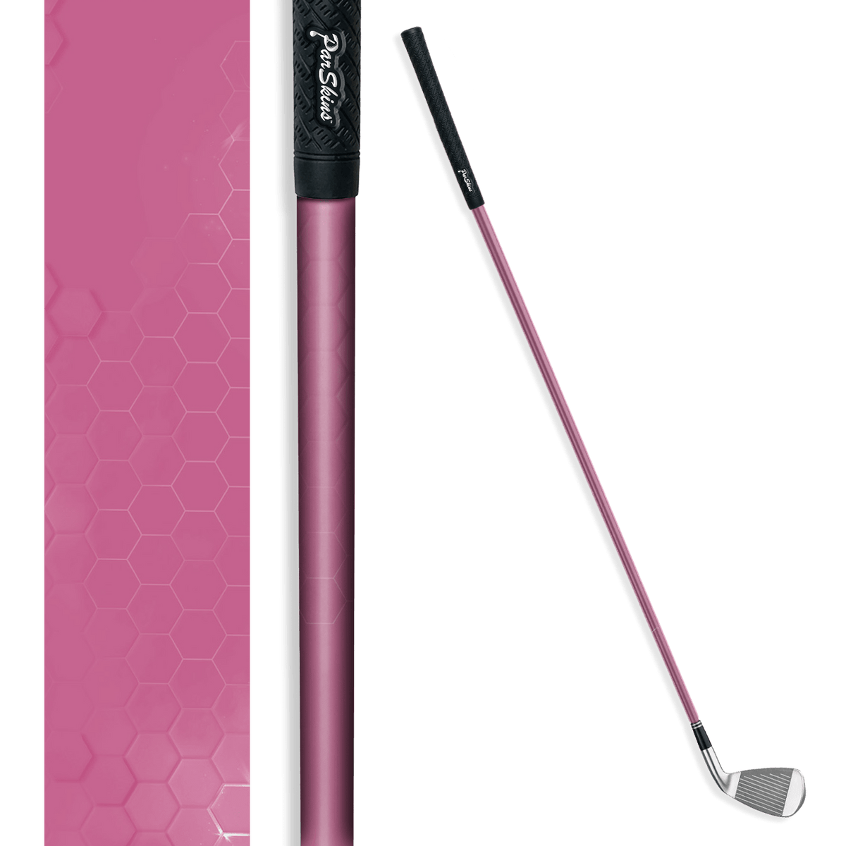 Iron + Putter Shaft Hex Electric Pink Skin