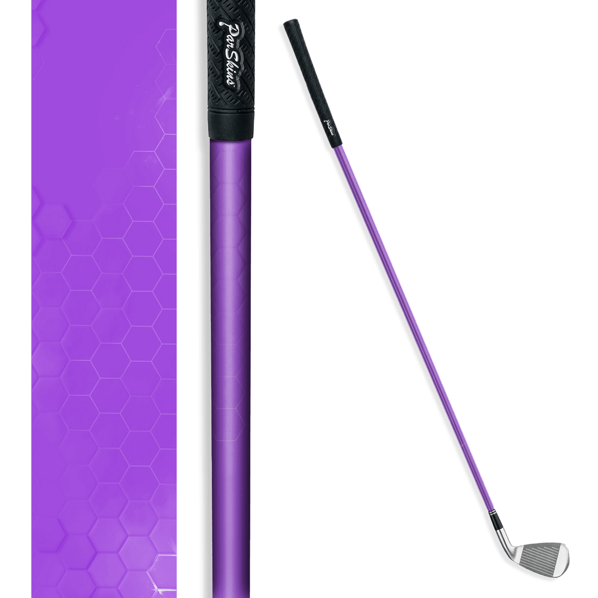Iron + Putter Shaft Hex Electric Purple Skin