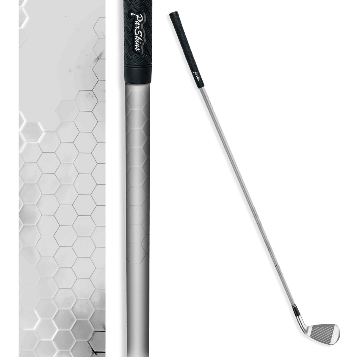 Iron + Putter Shaft Hex Electric White Skin