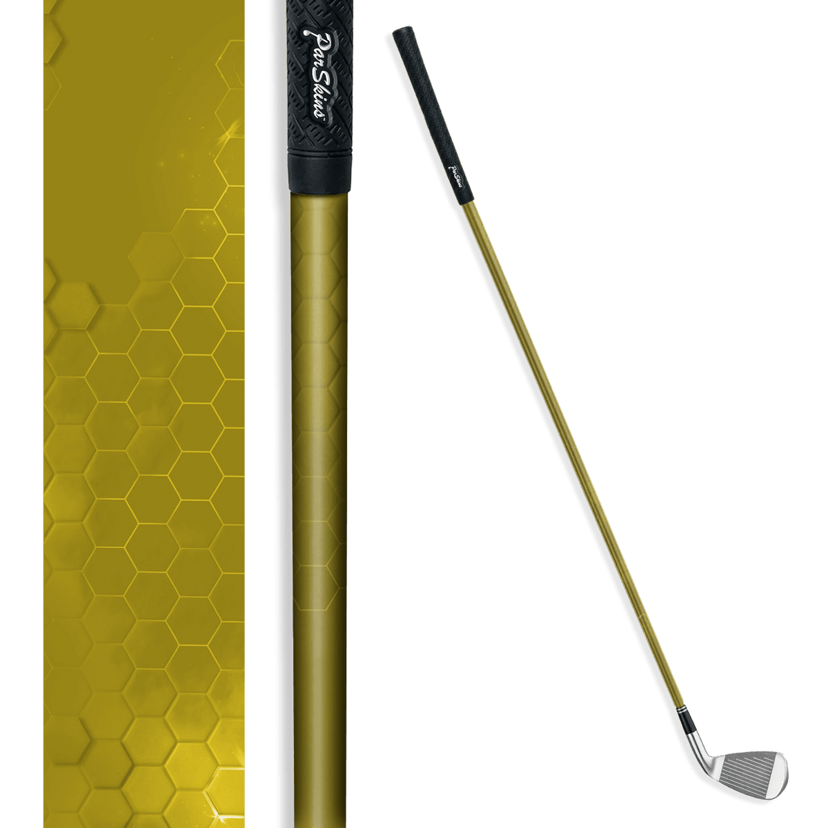 Iron + Putter Shaft Hex Electric Yellow Skin