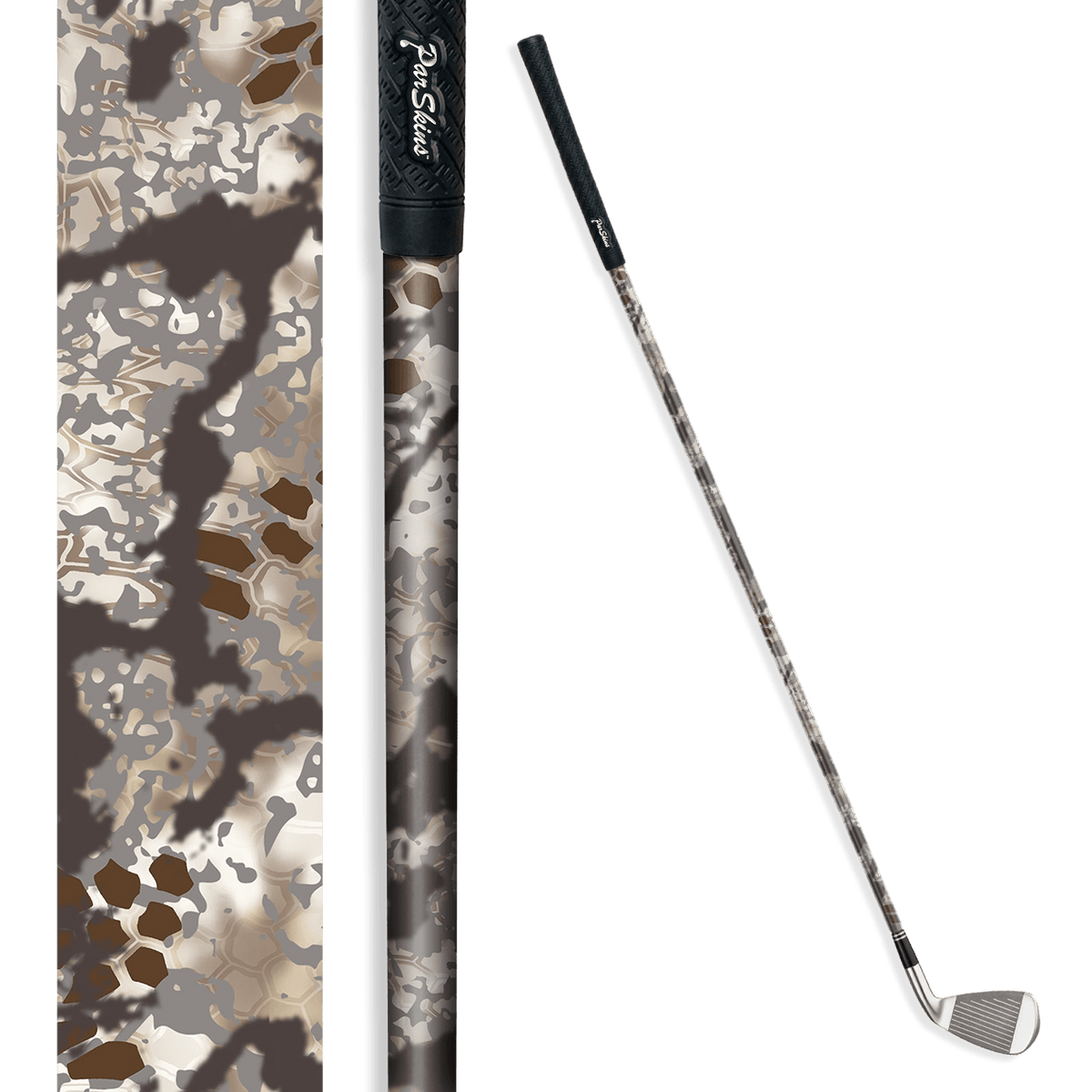 Iron + Putter Shaft Kryptek Obskura Driftwood Skin