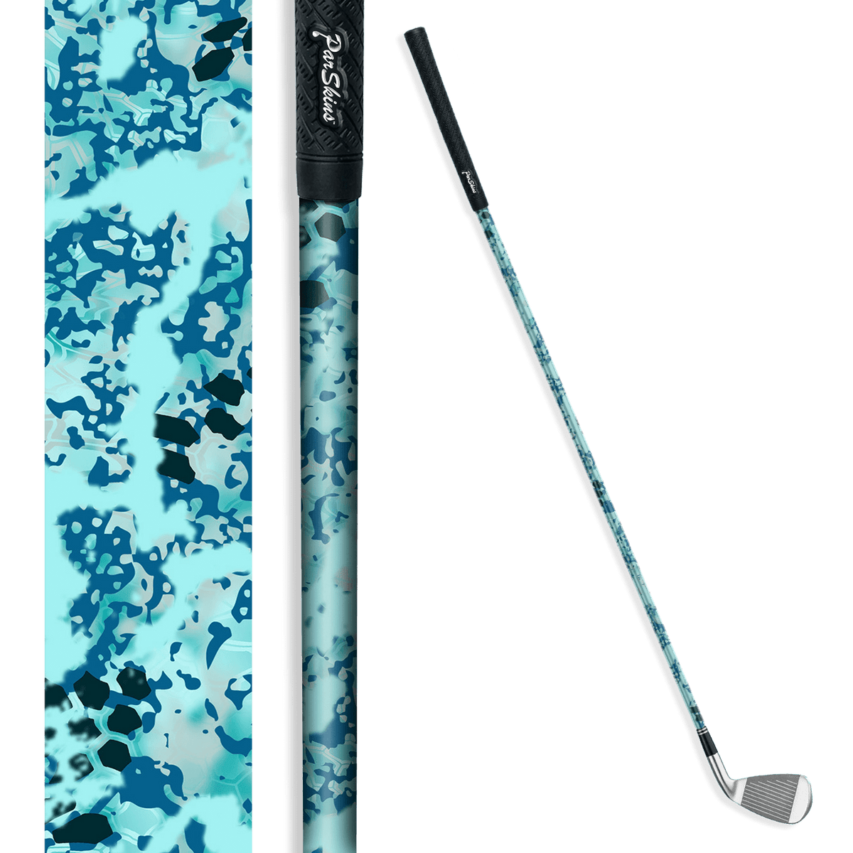Iron + Putter Shaft Kryptek Obskura Glacier Skin