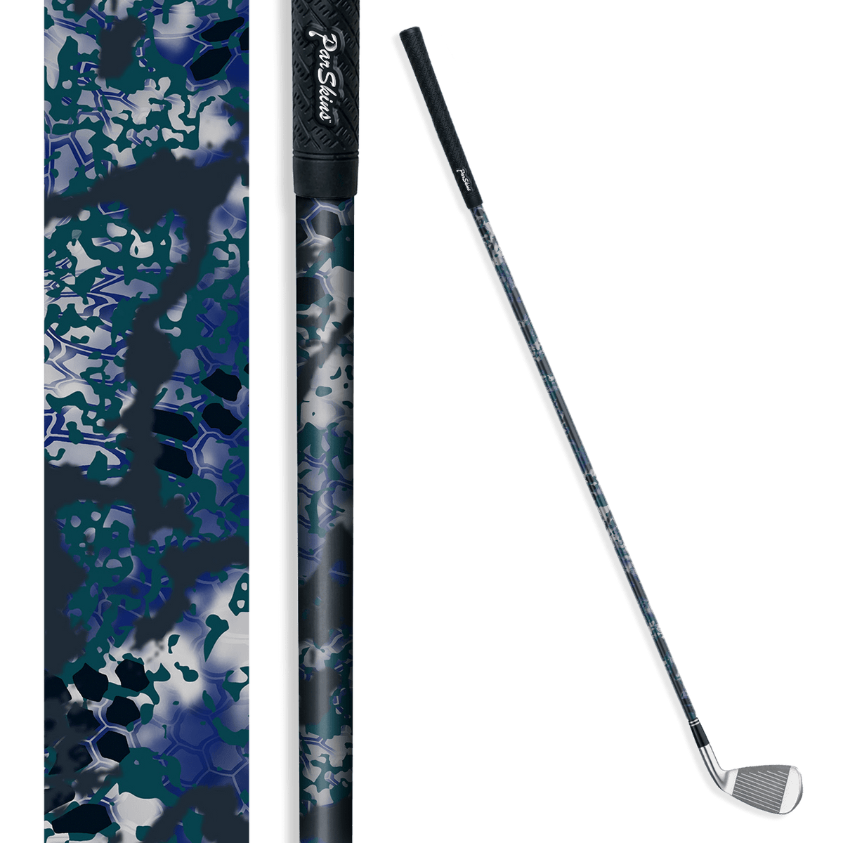 Iron + Putter Shaft Kryptek Obskura Oceanus Skin