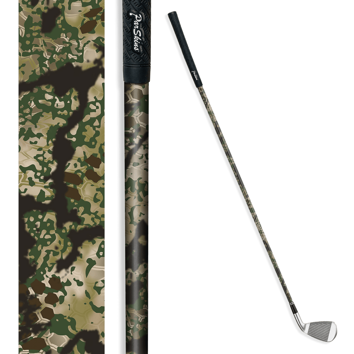 Iron + Putter Shaft Kryptek Obskura Transitional Brown Skin