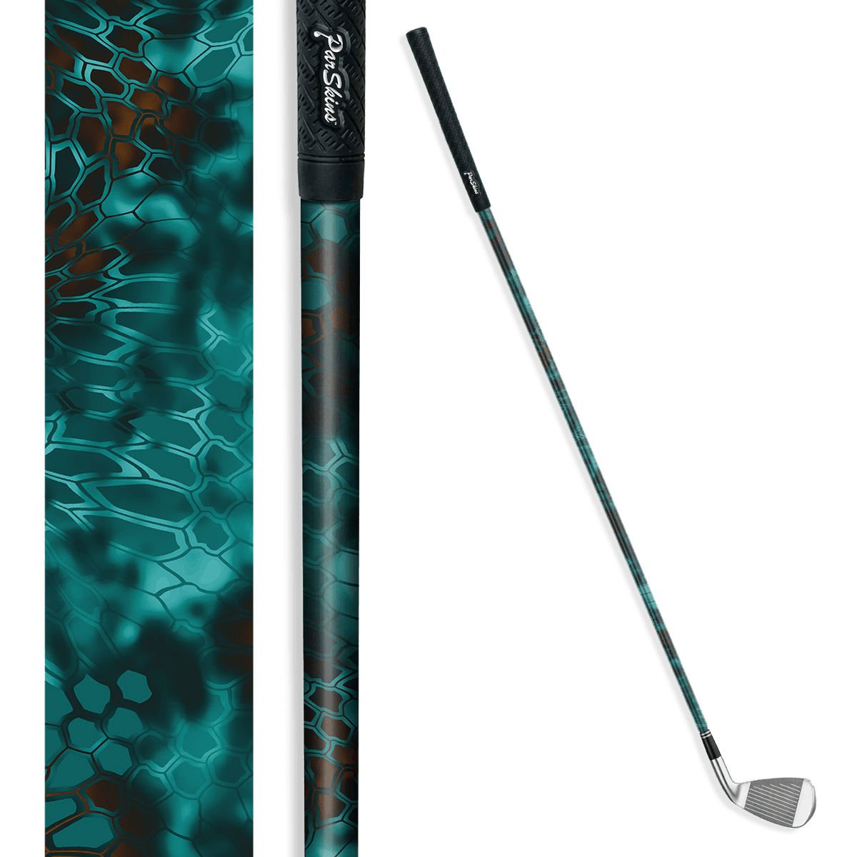 Iron + Putter Shaft Kryptek Turquoise Skin