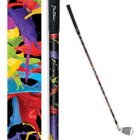 Iron + Putter Shaft Paint Splatter Black Skin