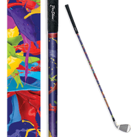 Iron + Putter Shaft Paint Splatter Blue Skin