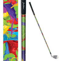 Iron + Putter Shaft Paint Splatter Green Skin