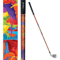 Iron + Putter Shaft Paint Splatter Orange Skin