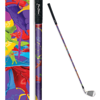 Iron + Putter Shaft Paint Splatter Purple Skin
