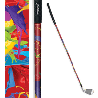 Iron + Putter Shaft Paint Splatter Red Skin