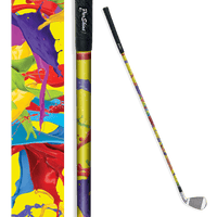 Iron + Putter Shaft Paint Splatter Yellow Skin