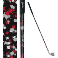 Iron/Putter Shaft Paintball Red Tiger Skin