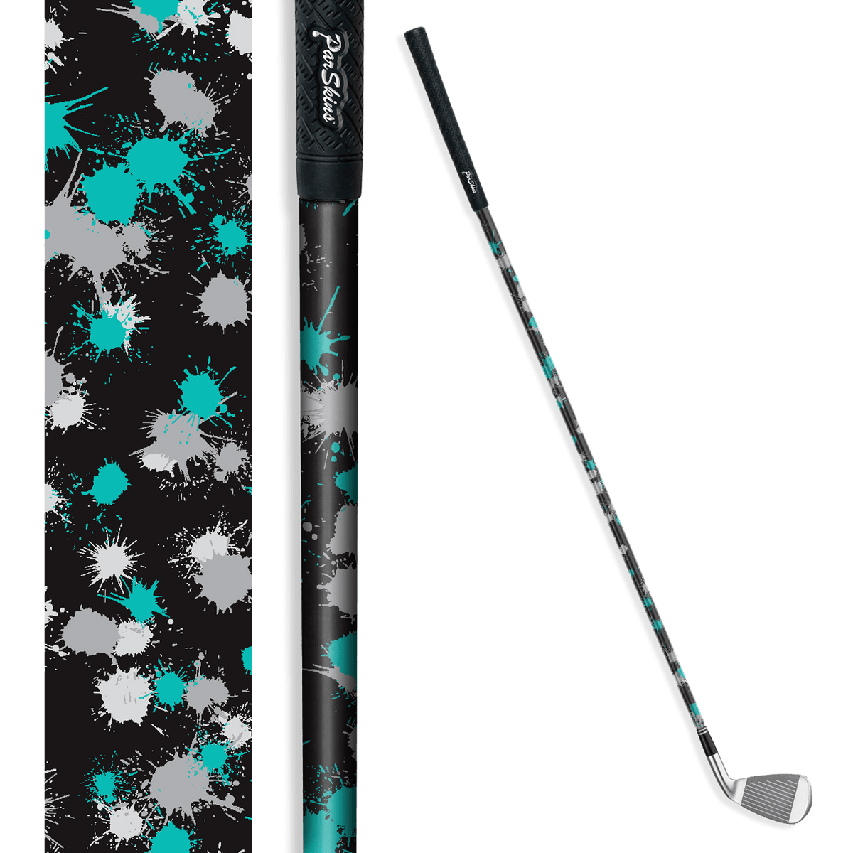 Iron/Putter Shaft Paintball Tiffany Blue Tiger Skin