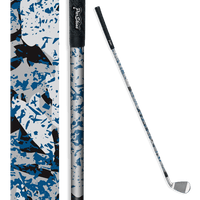 Iron + Putter Shaft Party Popper Blue Tiger Skin