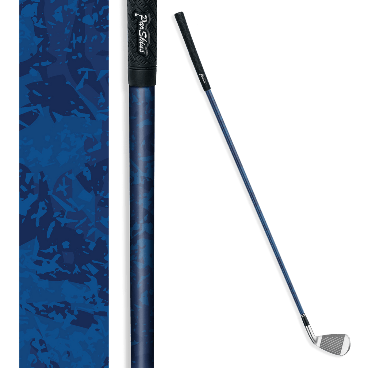 Iron + Putter Shaft Party Popper Elite Blue Skin