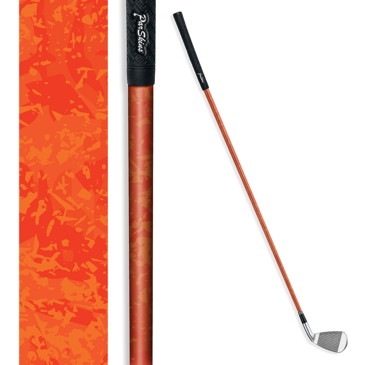 Iron + Putter Shaft Party Popper Elite Orange Skin