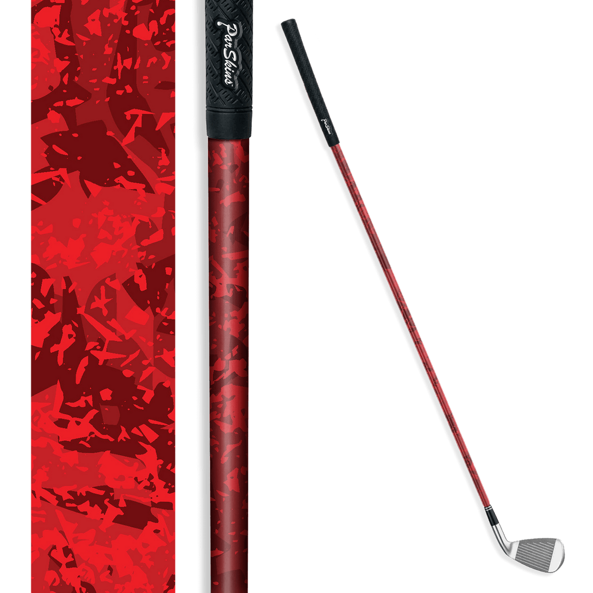 Iron + Putter Shaft Party Popper Elite Red Skin