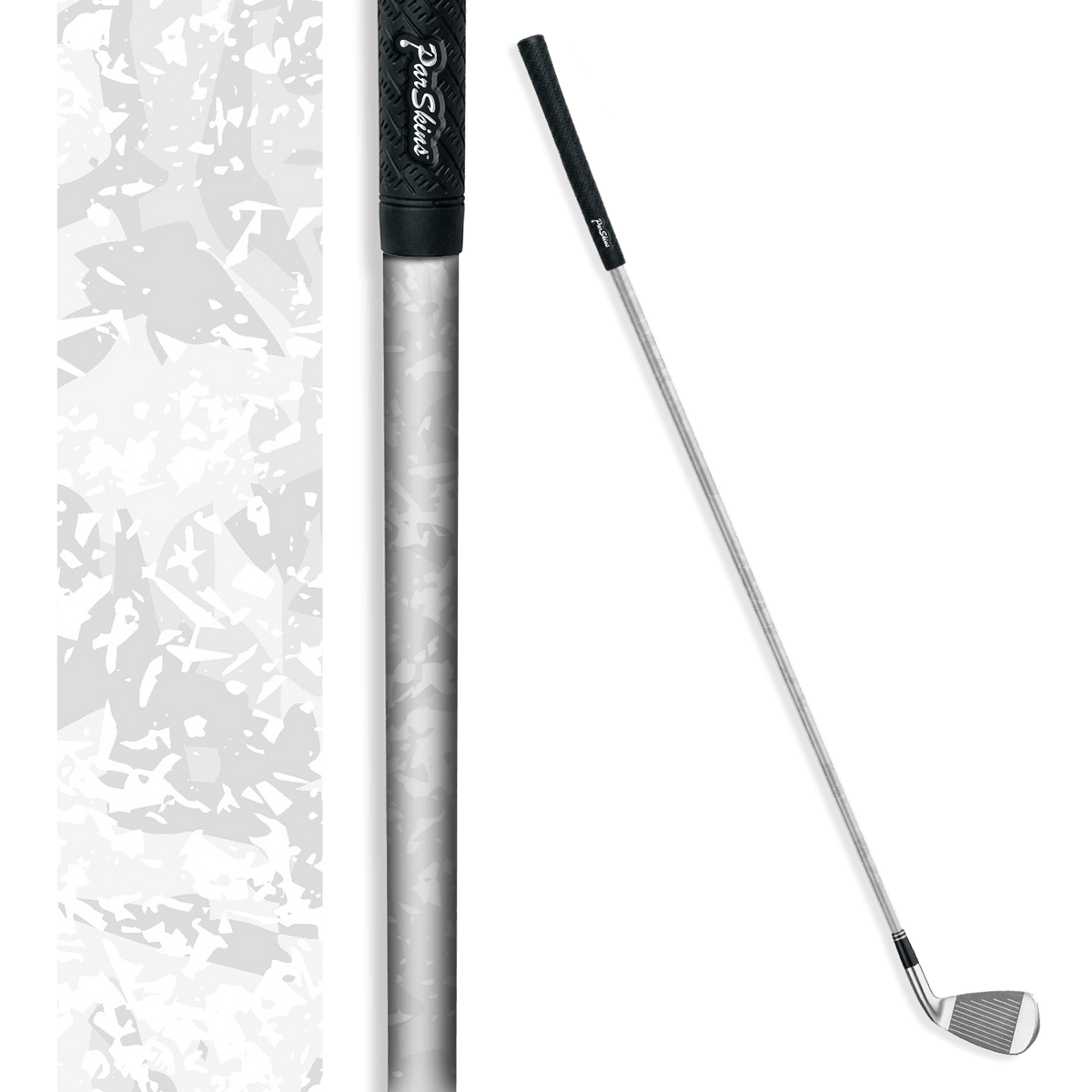 Iron + Putter Shaft Party Popper Elite White Skin