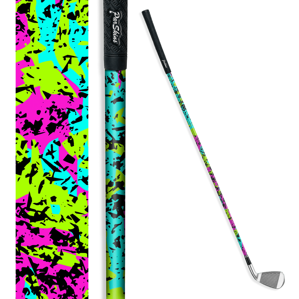 Iron + Putter Shaft Party Popper Original Color Skin