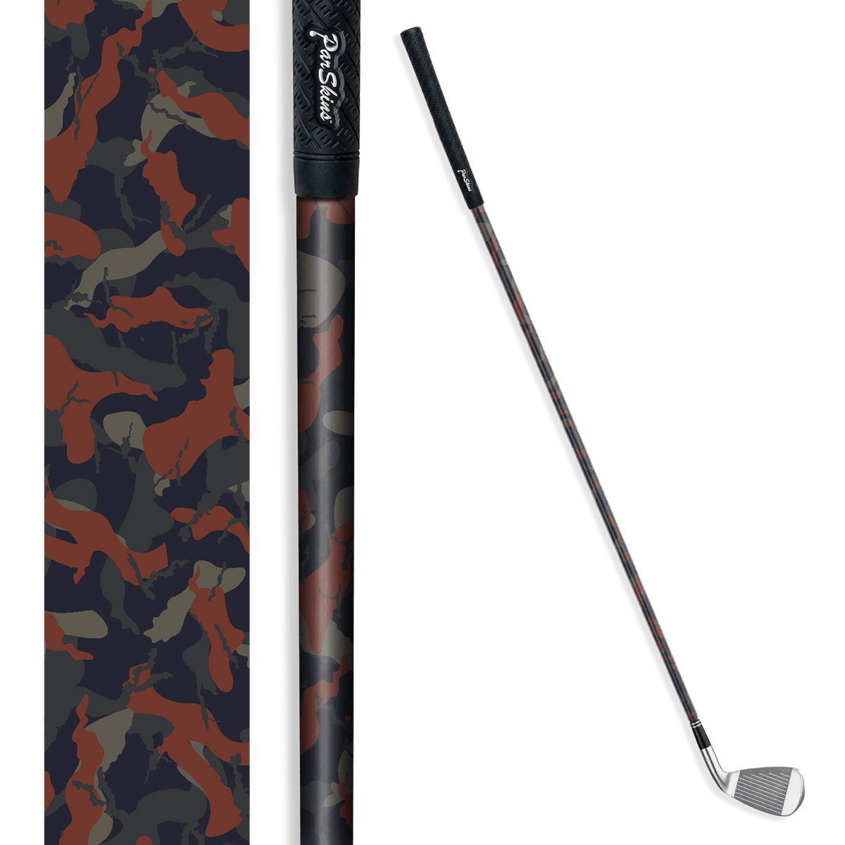 Iron + Putter Shaft Ragged Blue Copper Skin