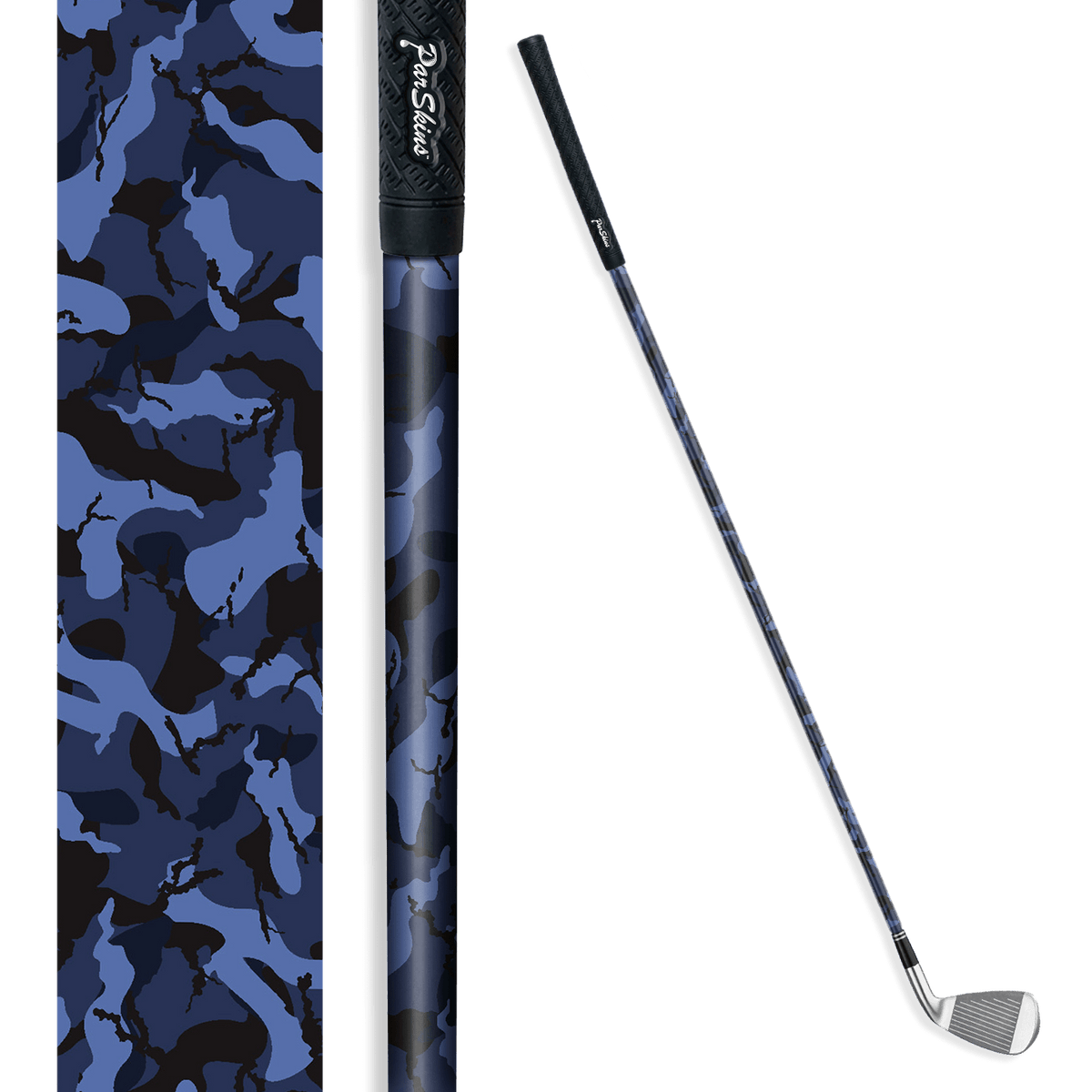Iron + Putter Shaft Ragged Blue Midnight Skin