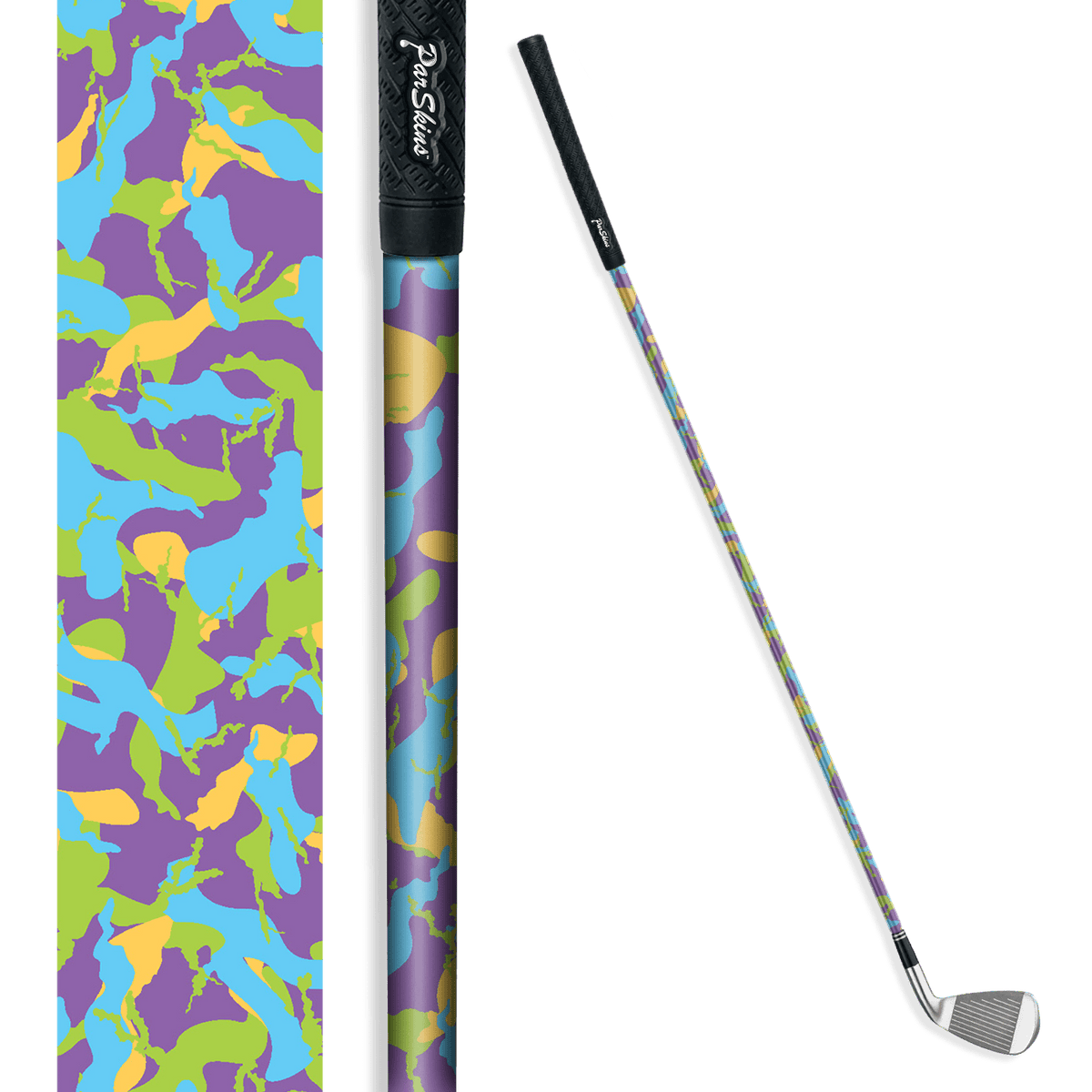 Iron + Putter Shaft Ragged Carnival Skin