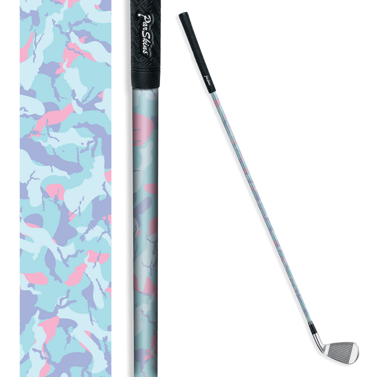 Iron + Putter Shaft Ragged Cotton Candy Skin