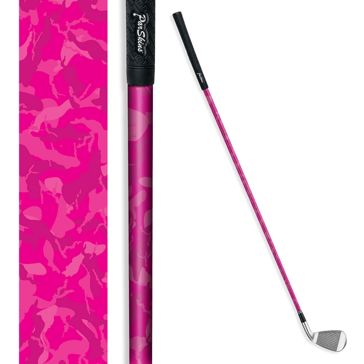 Iron + Putter Shaft Ragged Elite Magenta Skin
