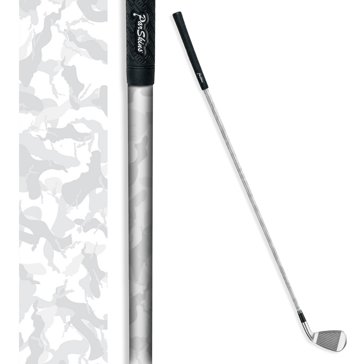 Iron + Putter Shaft Ragged Elite White Skin