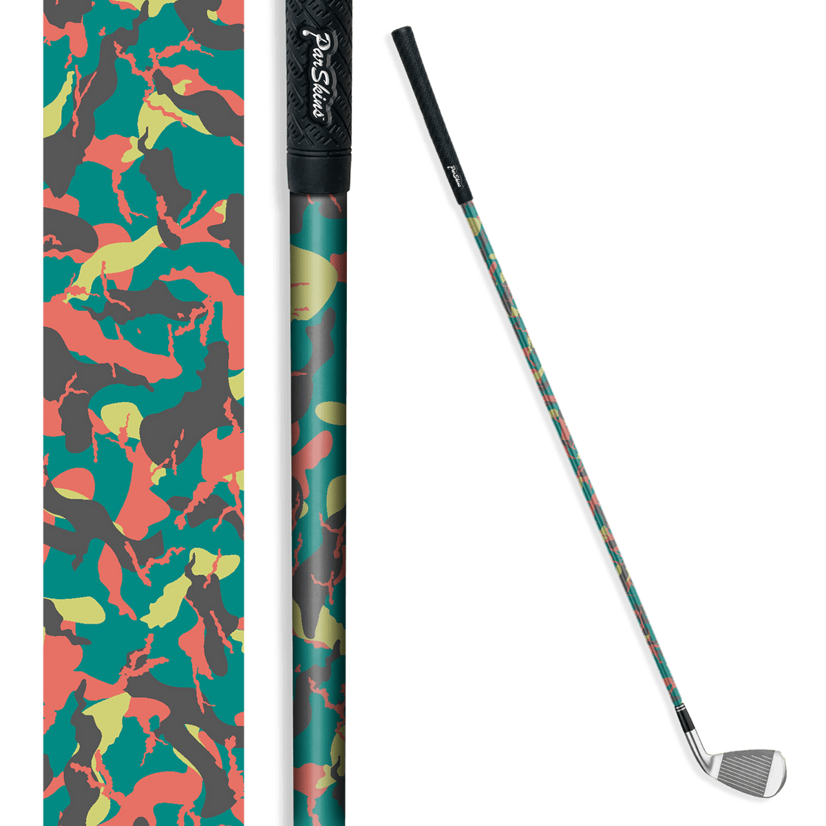 Iron + Putter Shaft Ragged Fiesta Skin
