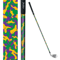 Iron + Putter Shaft Ragged Mardi Gras Skin