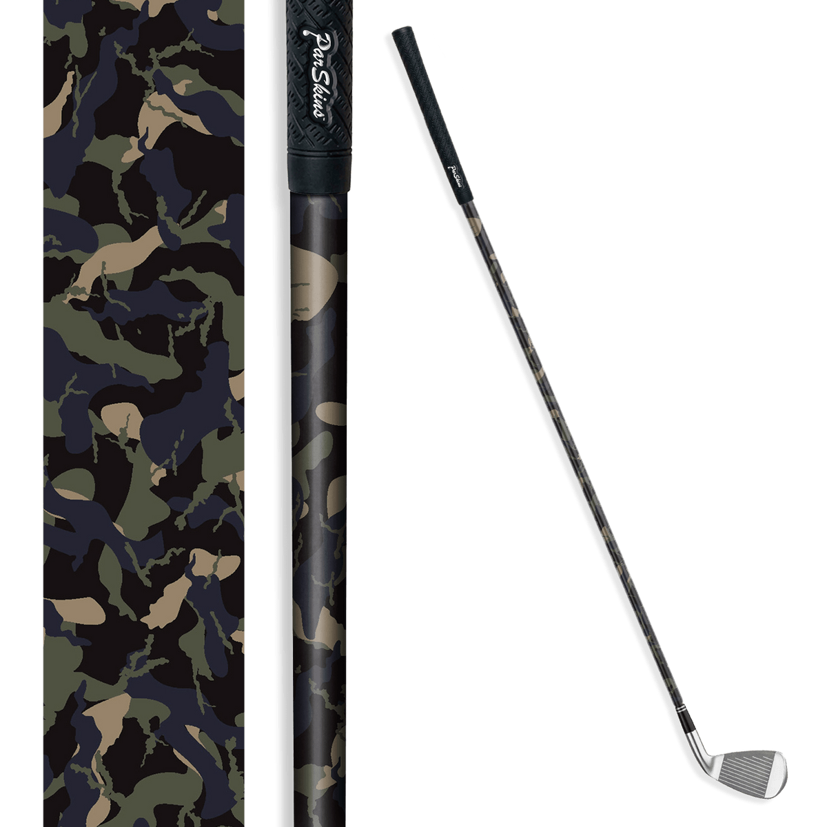 Iron + Putter Shaft Ragged Militant Blue Skin