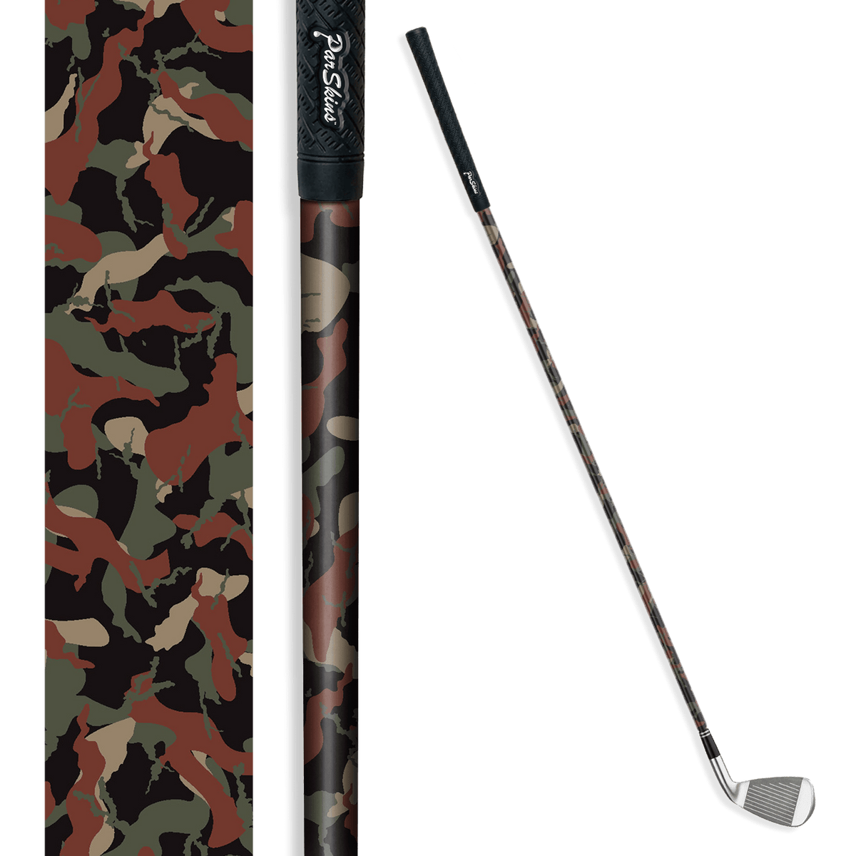 Iron + Putter Shaft Ragged Militant Copper Skin