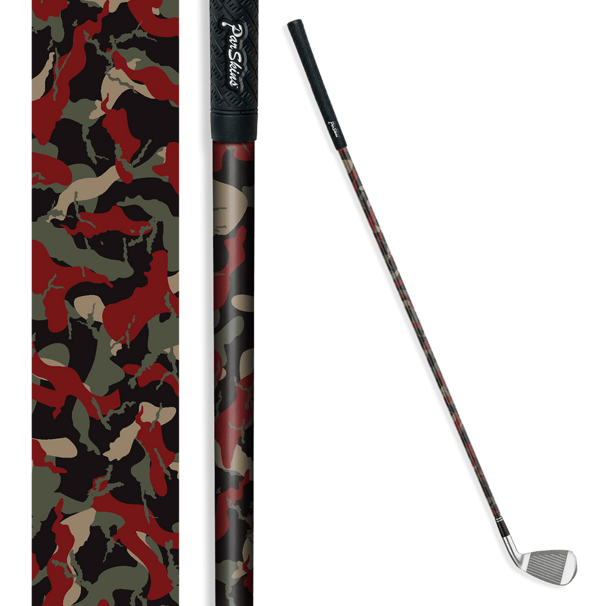 Iron + Putter Shaft Ragged Militant Red Skin