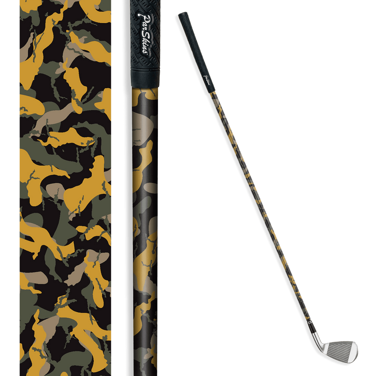 Iron + Putter Shaft Ragged Militant Yellow Skin