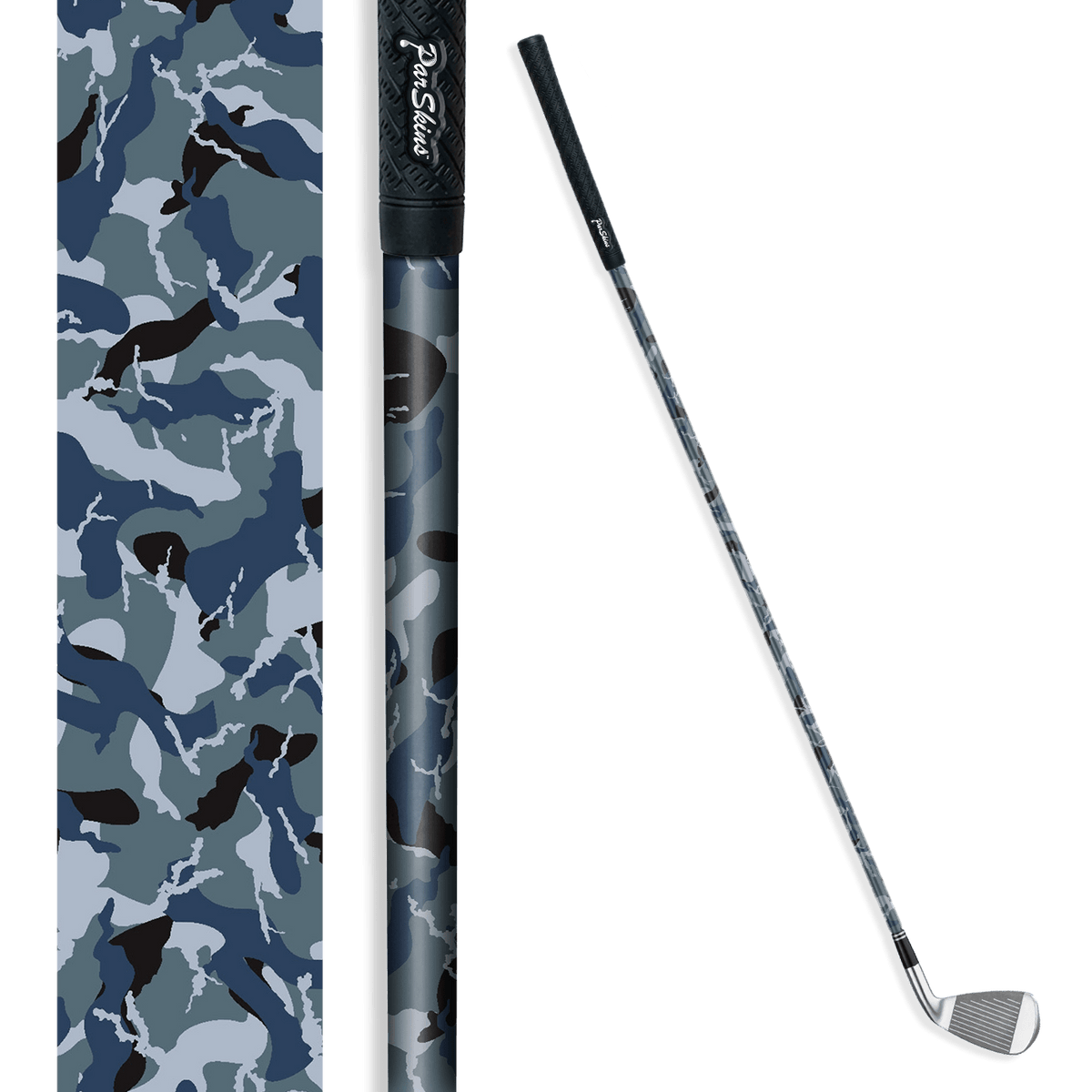 Iron + Putter Shaft Ragged Navy Skin