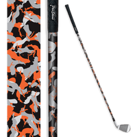 Iron + Putter Shaft Ragged Orange Tiger Skin