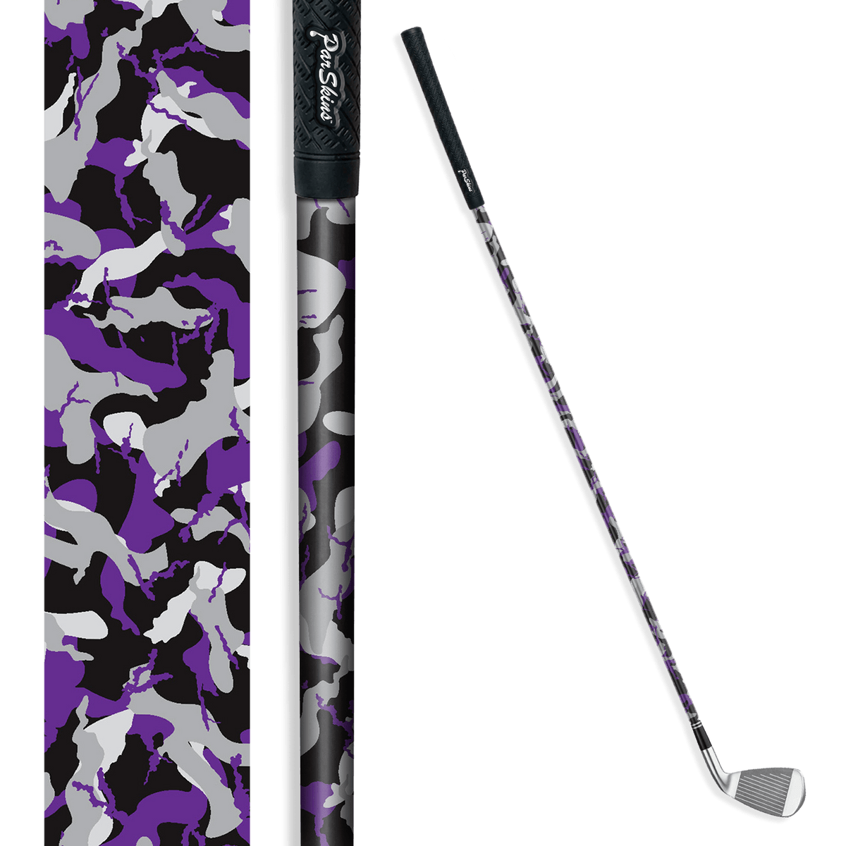 Iron + Putter Shaft Ragged Purple Tiger Skin
