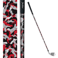 Iron + Putter Shaft Ragged Red Tiger Skin