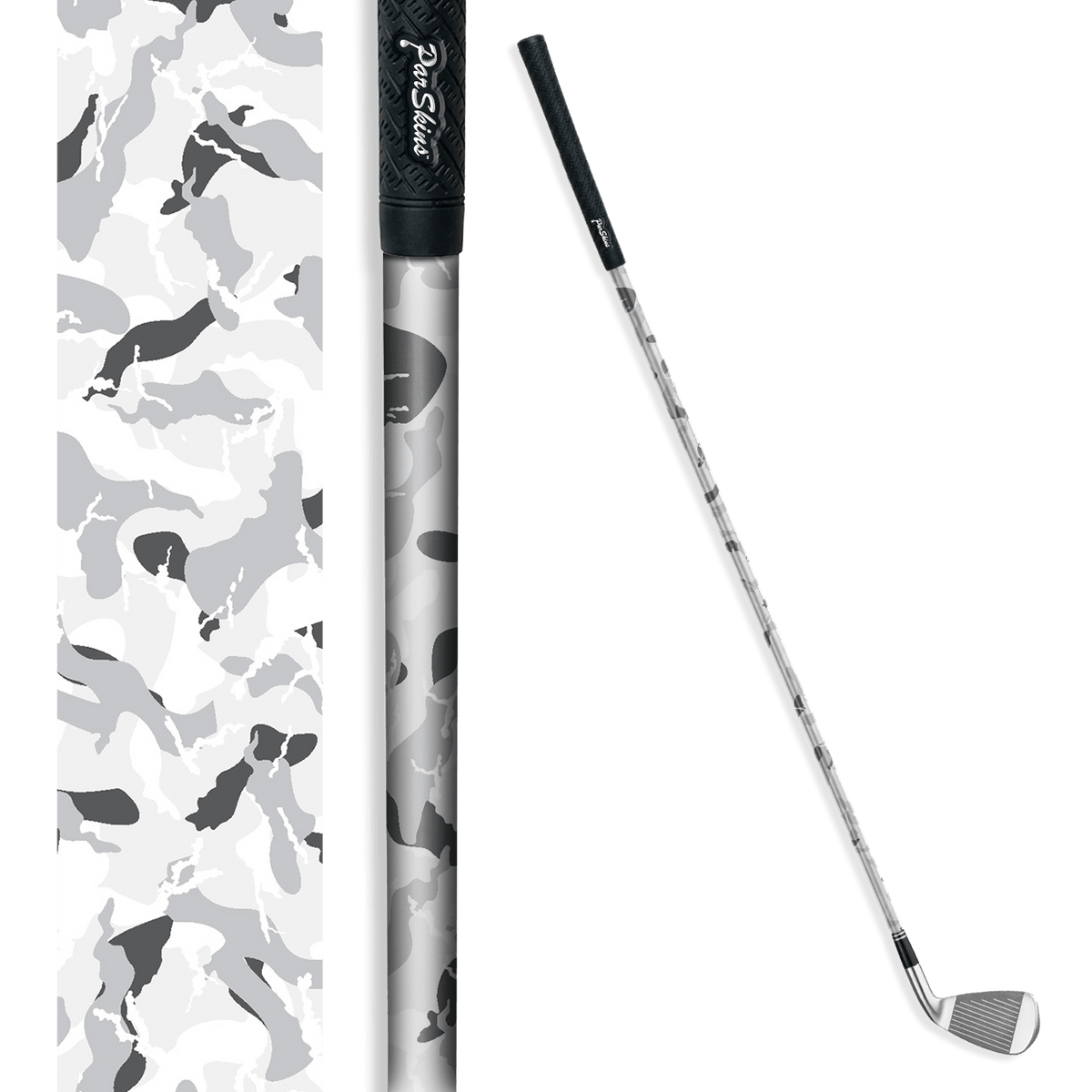Iron + Putter Shaft Ragged Snow Skin