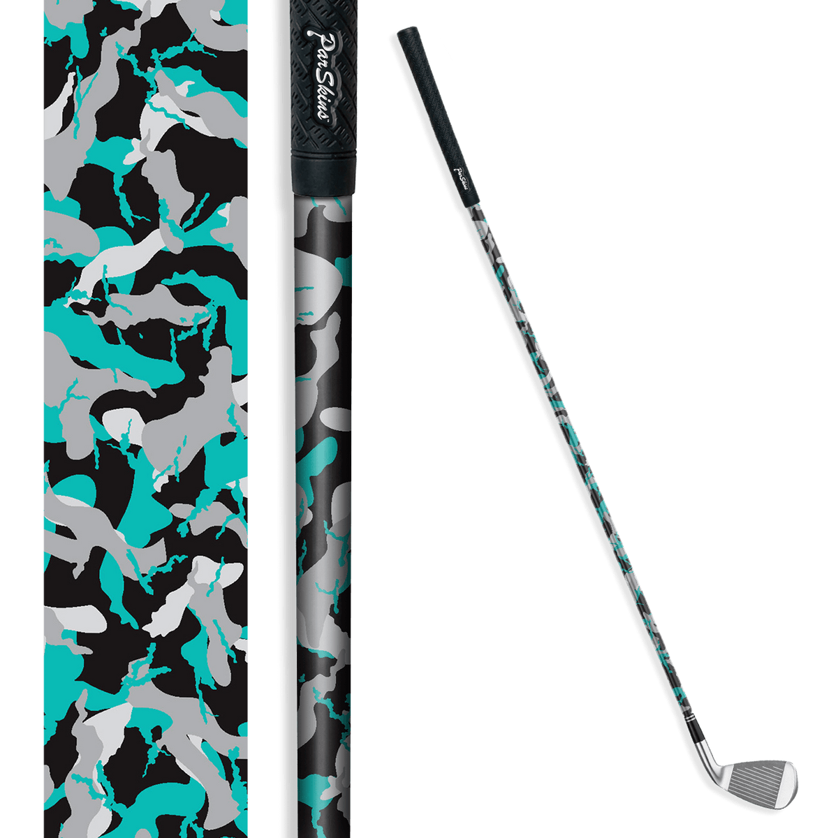 Iron + Putter Shaft Ragged Tiffany Blue Tiger Skin