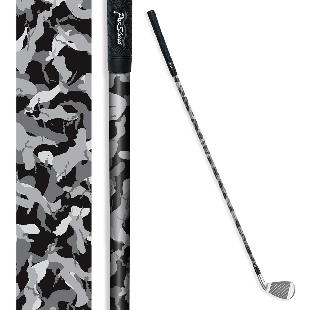 Iron + Putter Shaft Ragged Urban Night Skin