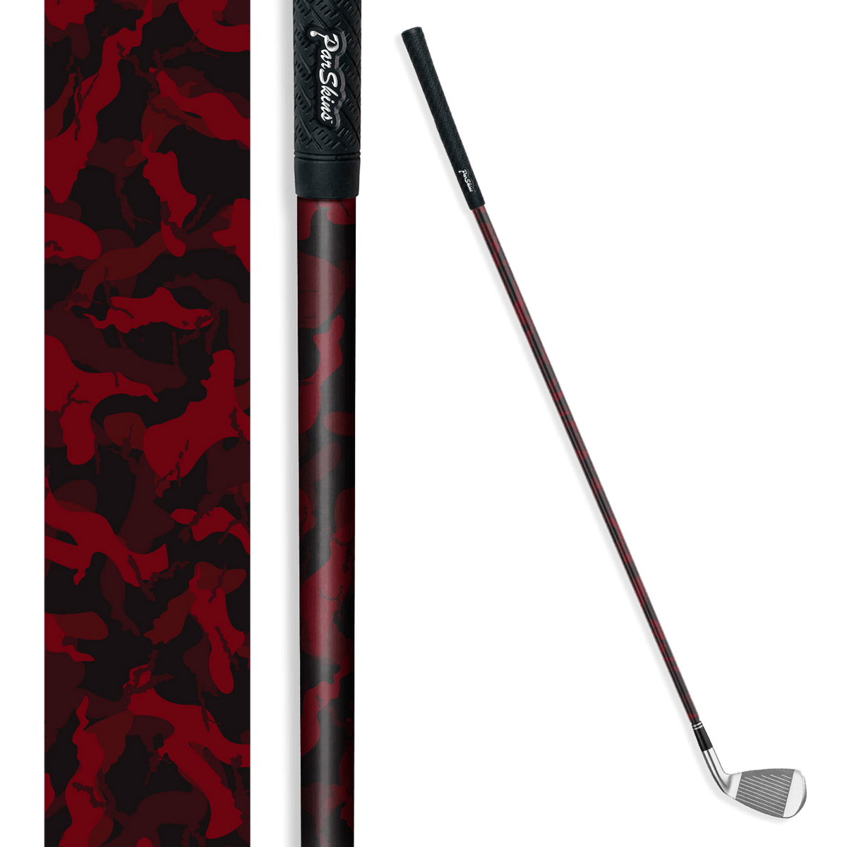 Iron + Putter Shaft Ragged Vampire Red Skin